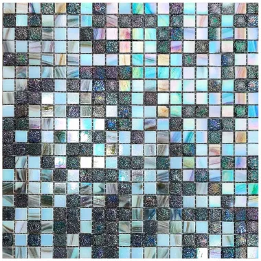 Emaux de verre 1,5x1,5 Effet porcelaine DSC07859  Trame de 30x30 cm