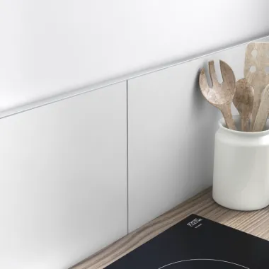 Profilé de finition chant plat - aluminium anodisé mat - L. 250 cm