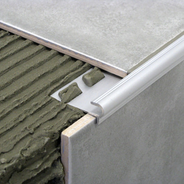 Nez de marche Florentin - aluminium anodisé mat - 11 mm - L. 250 cm