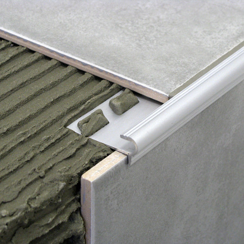 Nez de marche Florentin - aluminium anodisé mat - 11 mm - L. 250 cm