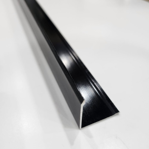 Cornière d'angle 90° - aluminium anodisé noir brossé- L. 250 cm