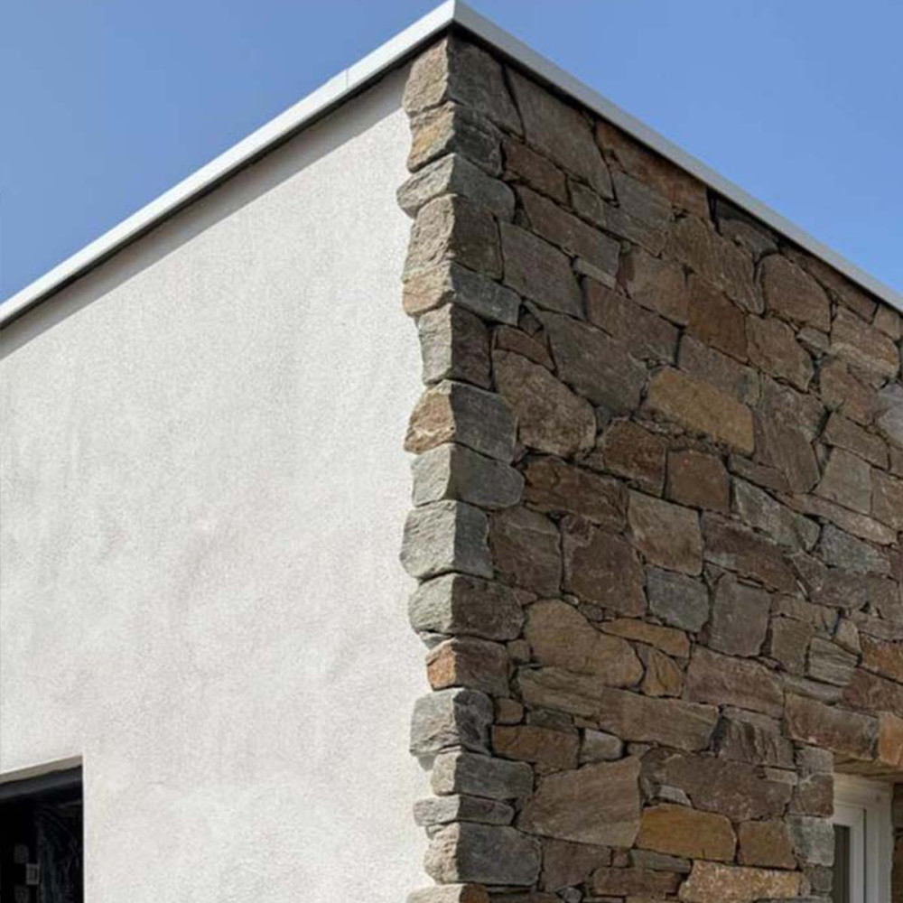 Parement pierre Angle vrac Rusty Quartz (au ml)