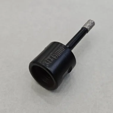Trépan Ø6 mm (foret) Diamant M14 pour grès cérame