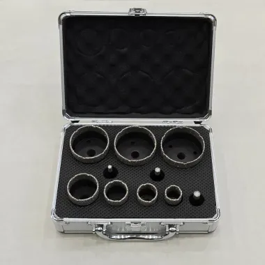 Coffret (Ø6 à 68 mm) Trépan (foret) Diamant haute performance M14 pour grès cérame