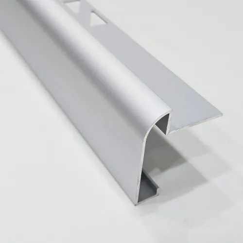 Profilé de finition plan de travail 11mm aluminium anodisé mat - L.250 cm