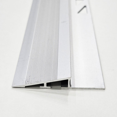 Profilé Seuil de porte - Rattrape niveau 11mm aluminium anodisé mat - L250 cm