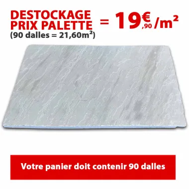 Dalle 40x60 cm Pierre Kandla Grey (1,8 / 2,2 cm)