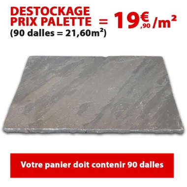 Dalle 40x60 cm Pierre Autumn Brown (1,8 / 2,2 cm)