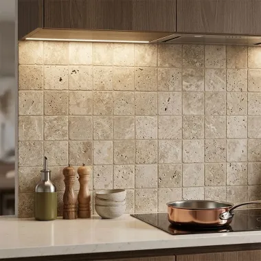 Travertin pierre 10x10 Beige