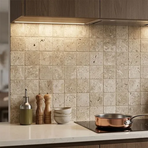 Travertin pierre 10x10 Beige