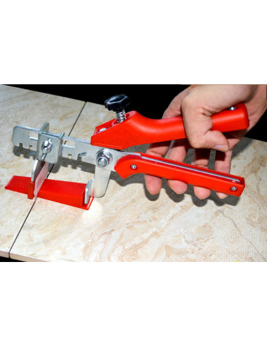 Sachet de 100 cales rouge pour nivellement de carrelage